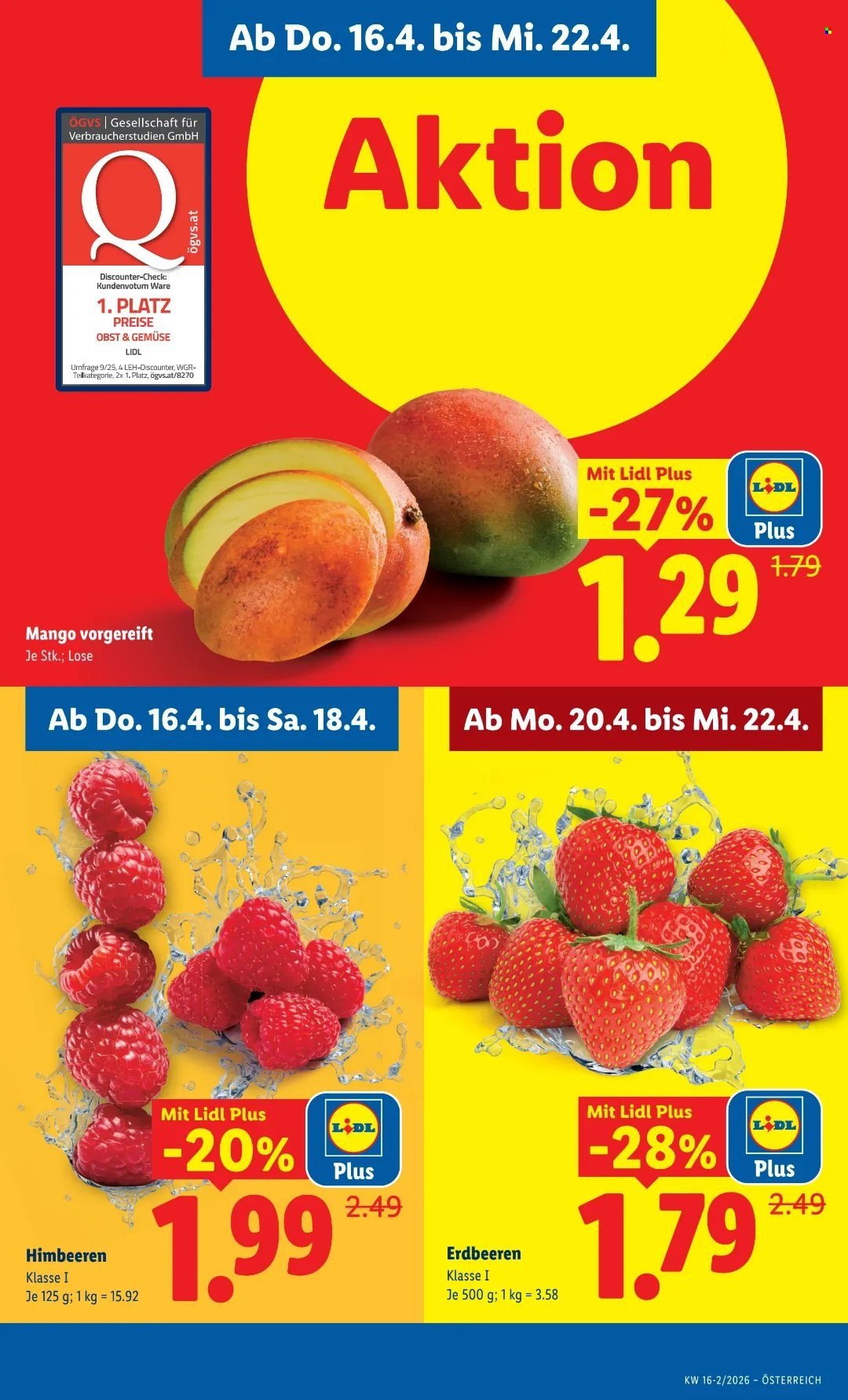 LIDL Flugblatt - Ab Donnerstag, 16.4.2026