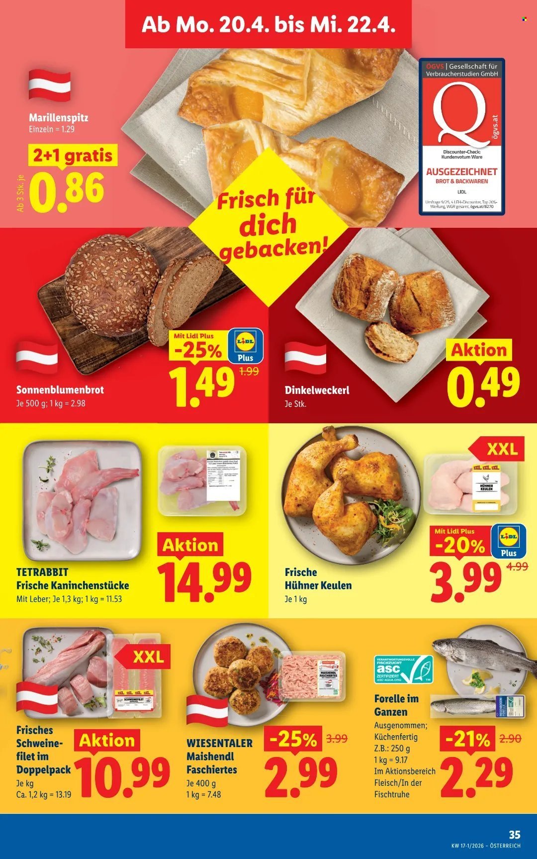 LIDL Flugblatt - Ab Donnerstag, 16.4.2026