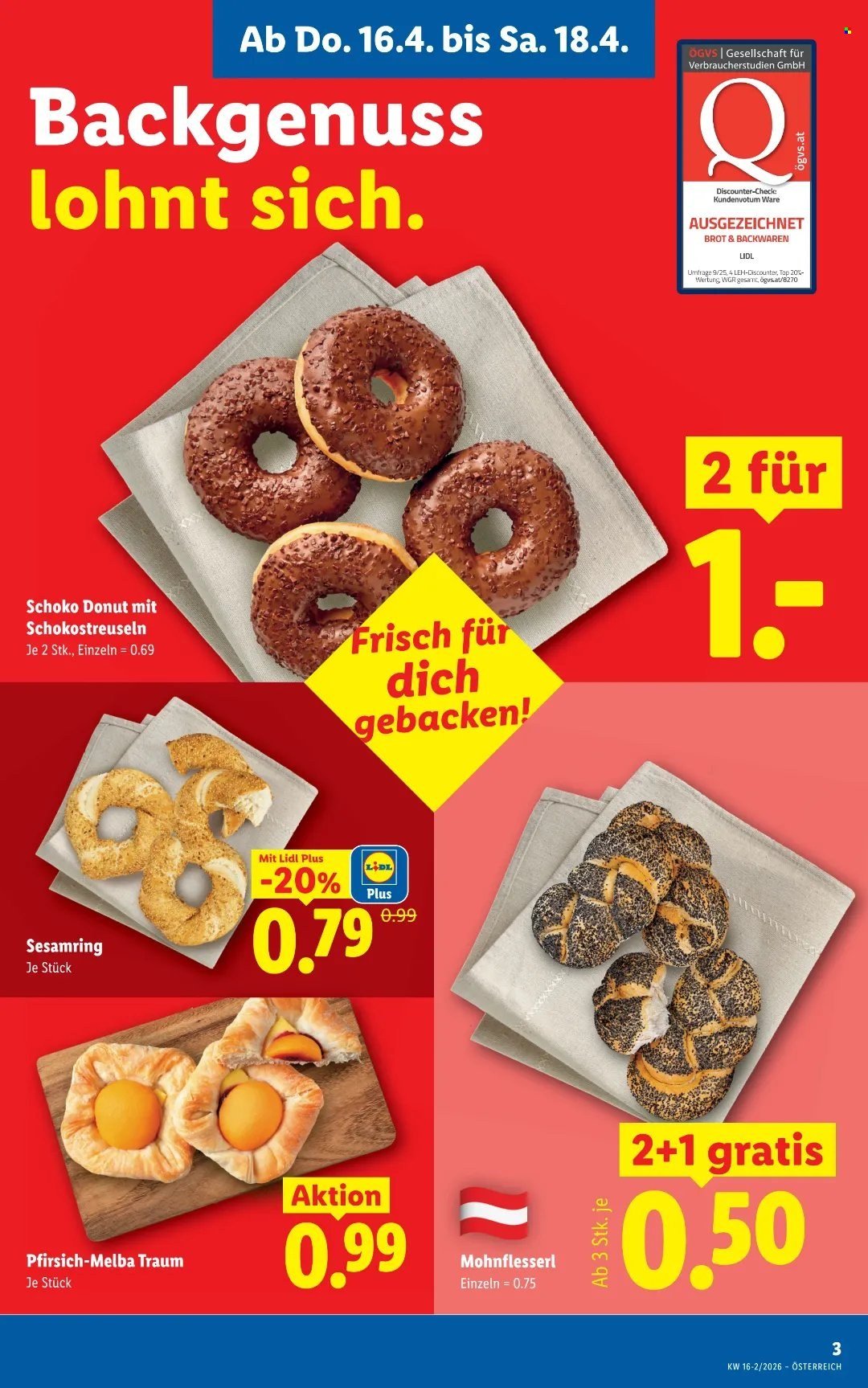 LIDL Flugblatt - Ab Donnerstag, 16.4.2026