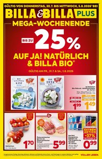 BILLA Flugblatt - Ab Donnerstag, 30.7.2026