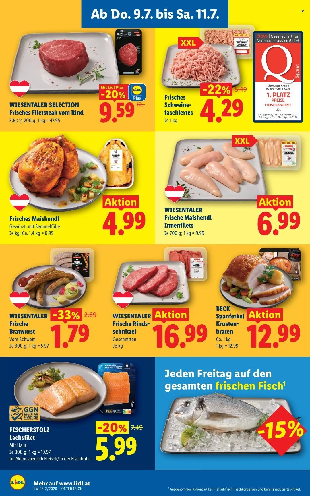 LIDL Flugblatt - Ab Donnerstag, 9.7.2026