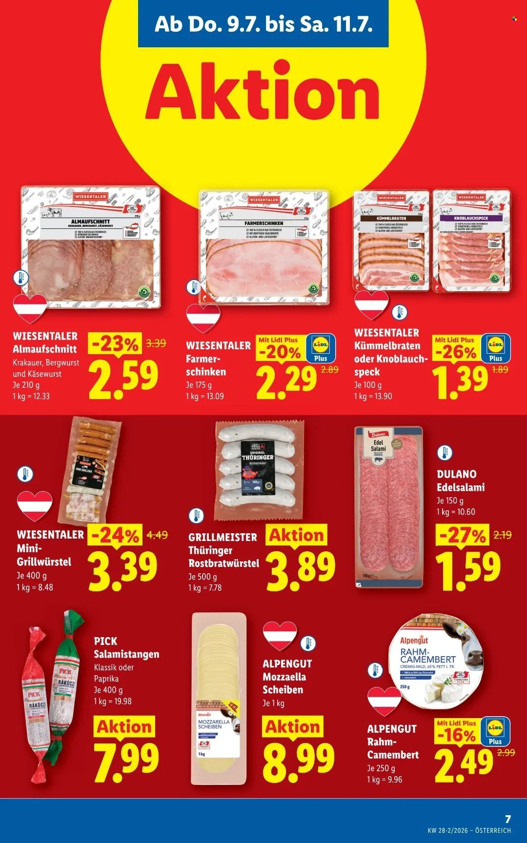 LIDL Flugblatt - Ab Donnerstag, 9.7.2026