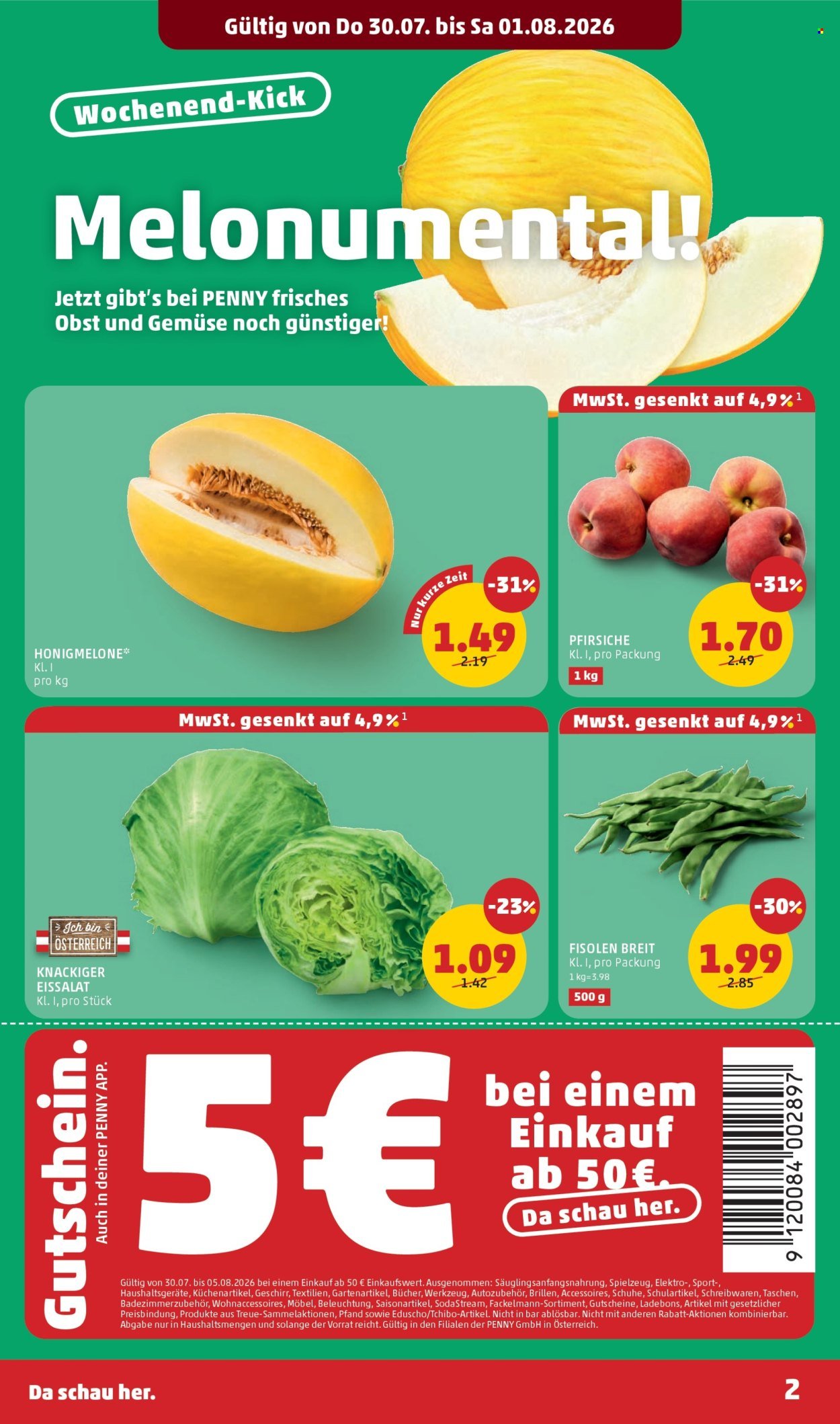 PENNY Flugblatt - Ab Donnerstag, 30.7.2026