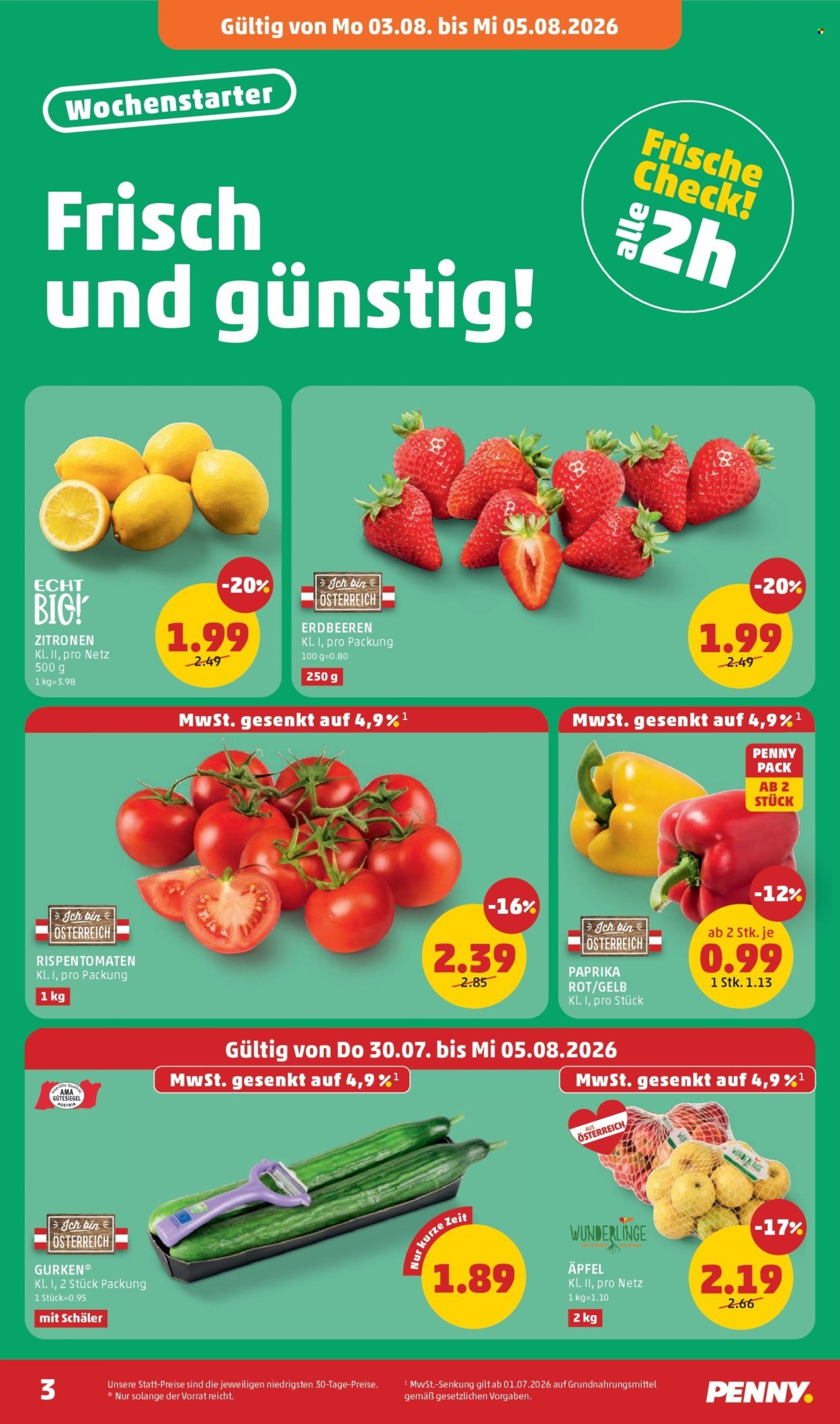 PENNY Flugblatt - Ab Donnerstag, 30.7.2026