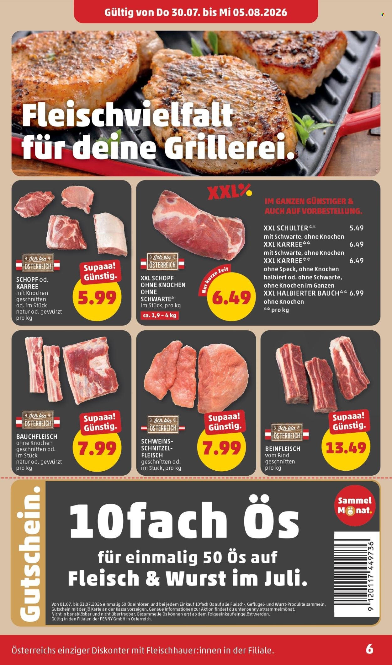 PENNY Flugblatt - Ab Donnerstag, 30.7.2026