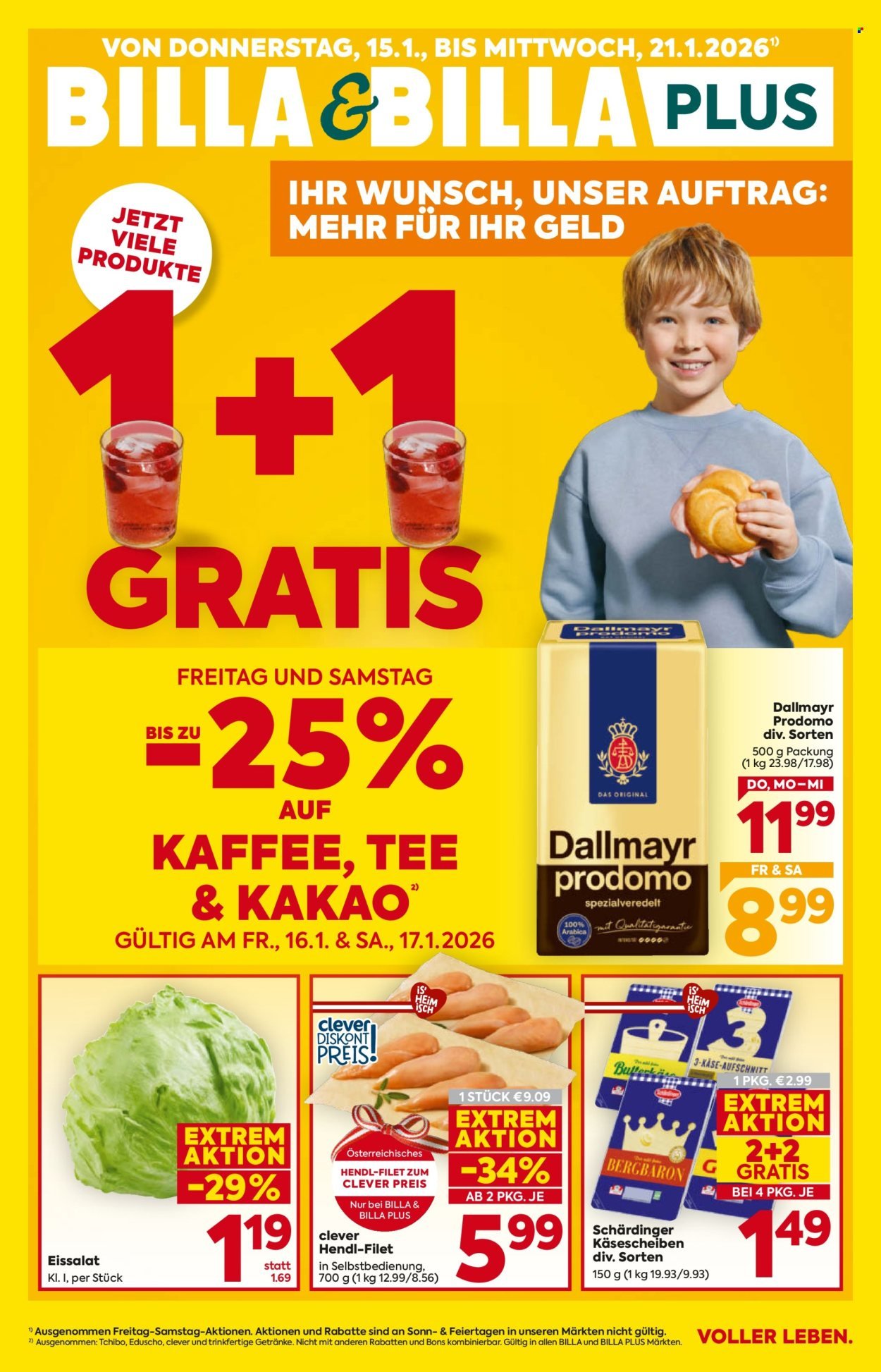 BILLA Flugblatt - Ab Donnerstag, 15.1.2026