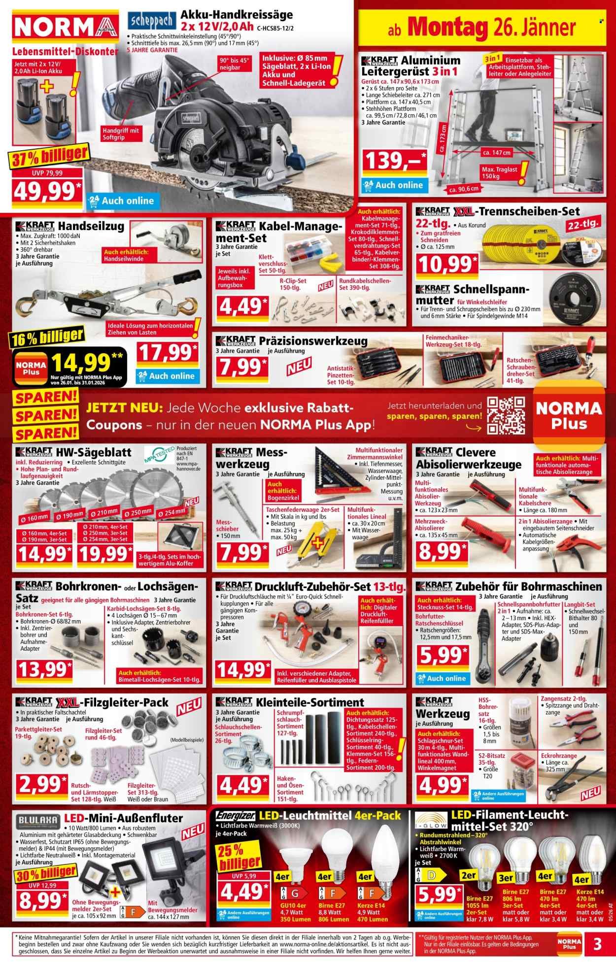 NORMA Flugblatt - Ab Montag, 26.1.2026
