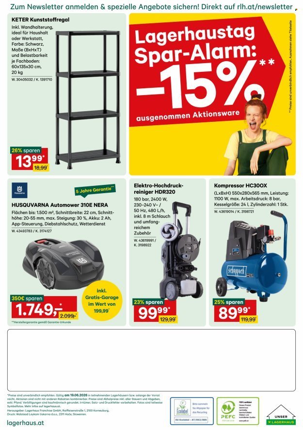 LAGERHAUS Flugblatt - Ab Mittwoch, 17.6.2026