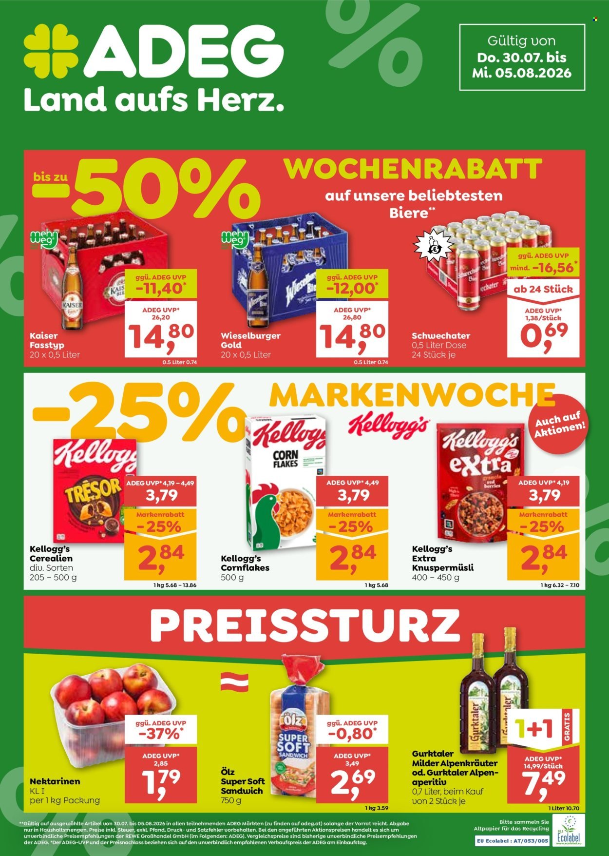 ADEG Flugblatt - Ab Donnerstag, 30.7.2026