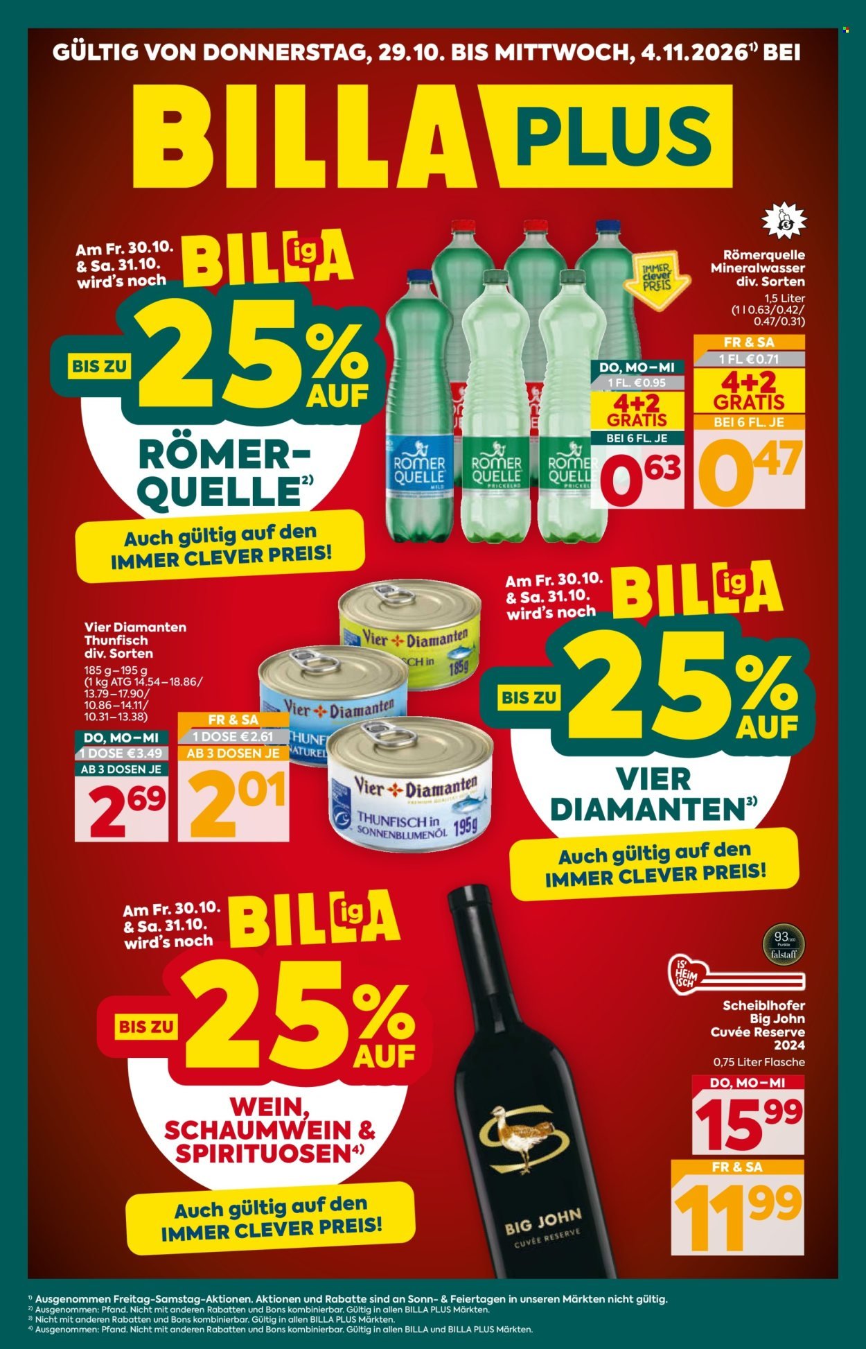 BILLA PLUS Flugblatt - Ab Donnerstag, 29.10.2026