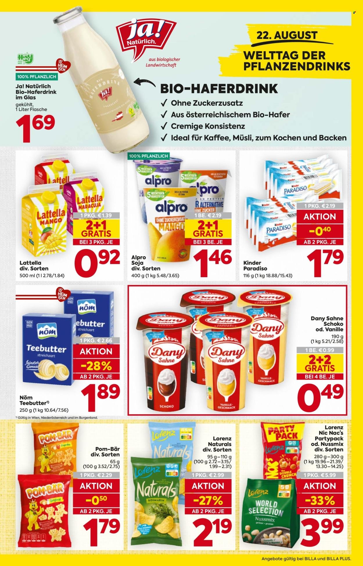 BILLA Flugblatt - Ab Donnerstag, 20.8.2026
