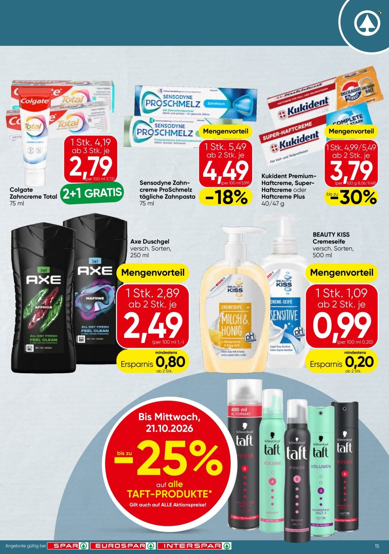 EUROSPAR Flugblatt - Ab Donnerstag, 15.10.2026