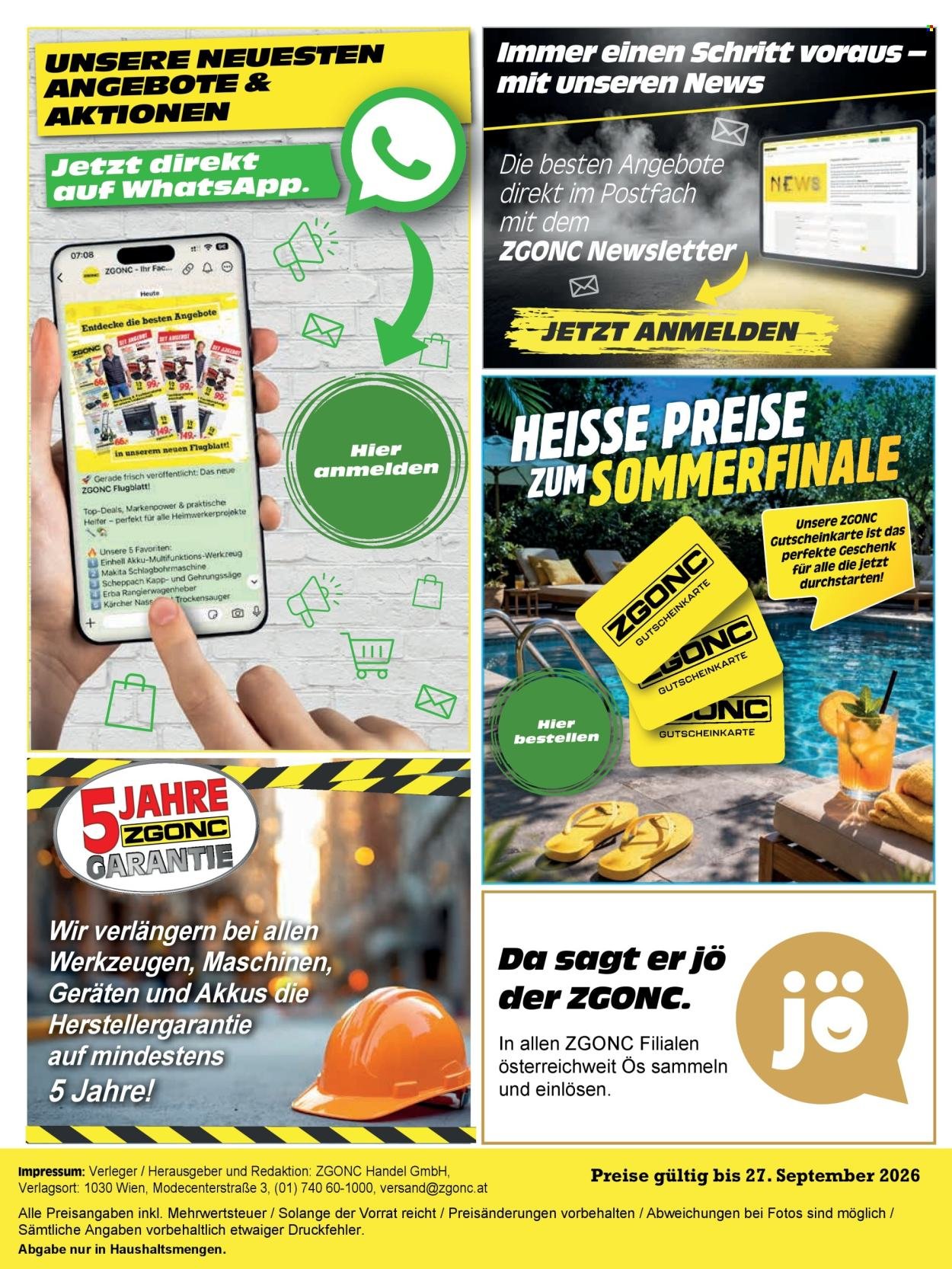 ZGONC Flugblatt - Ab Samstag, 5.9.2026