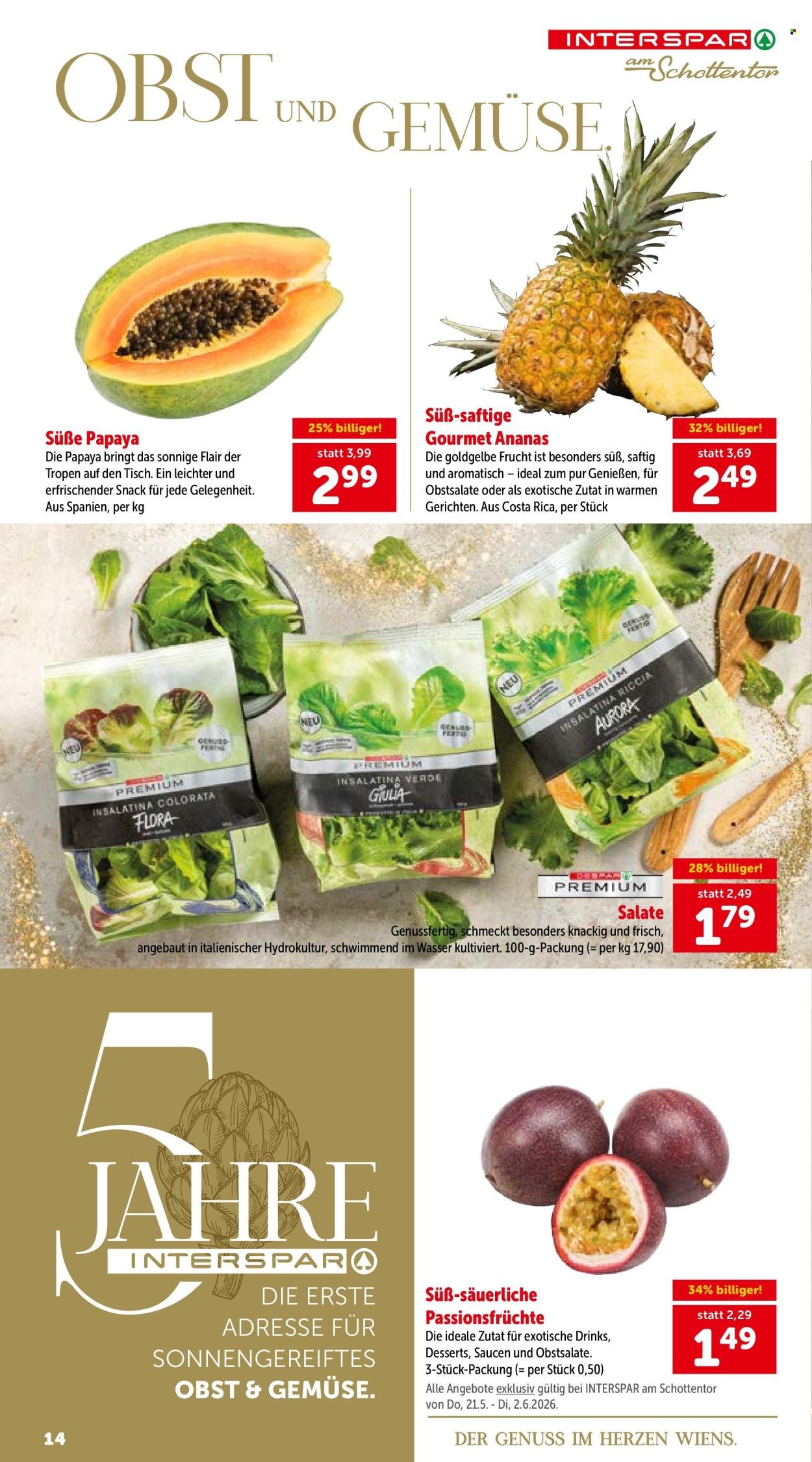 INTERSPAR Flugblatt - Ab Donnerstag, 21.5.2026