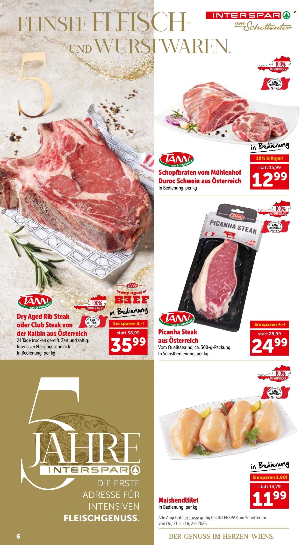 INTERSPAR Flugblatt - Ab Donnerstag, 21.5.2026