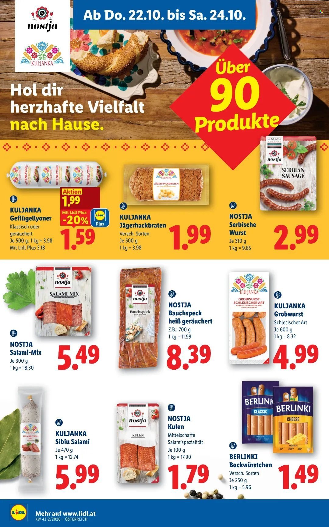 LIDL Flugblatt - Ab Donnerstag, 22.10.2026