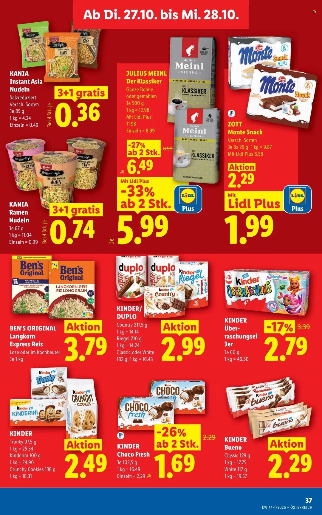 LIDL Flugblatt - Ab Donnerstag, 22.10.2026