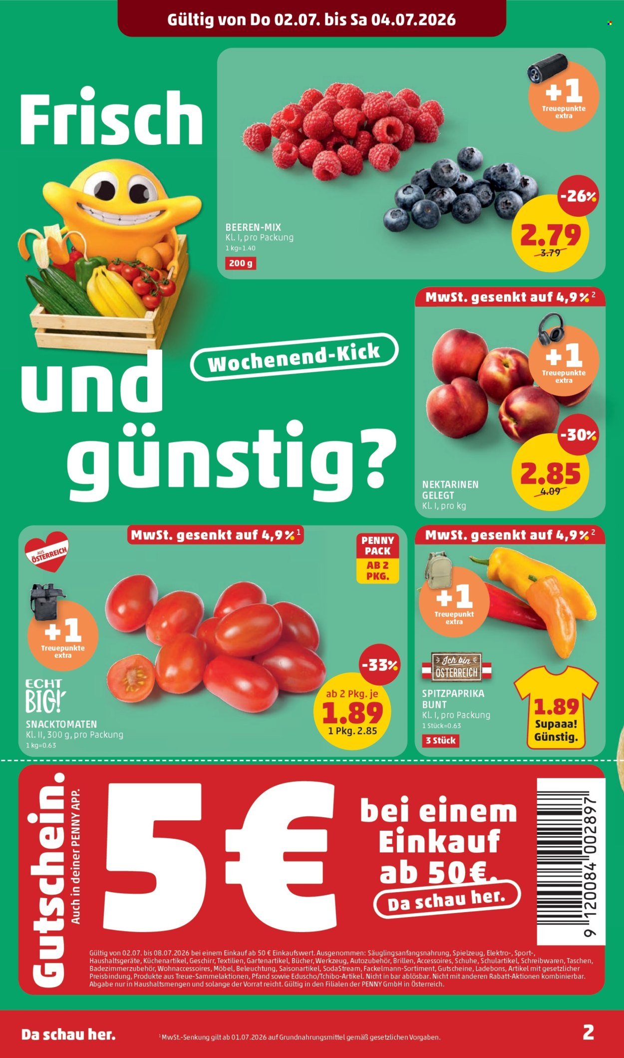 PENNY Flugblatt - Ab Donnerstag, 2.7.2026