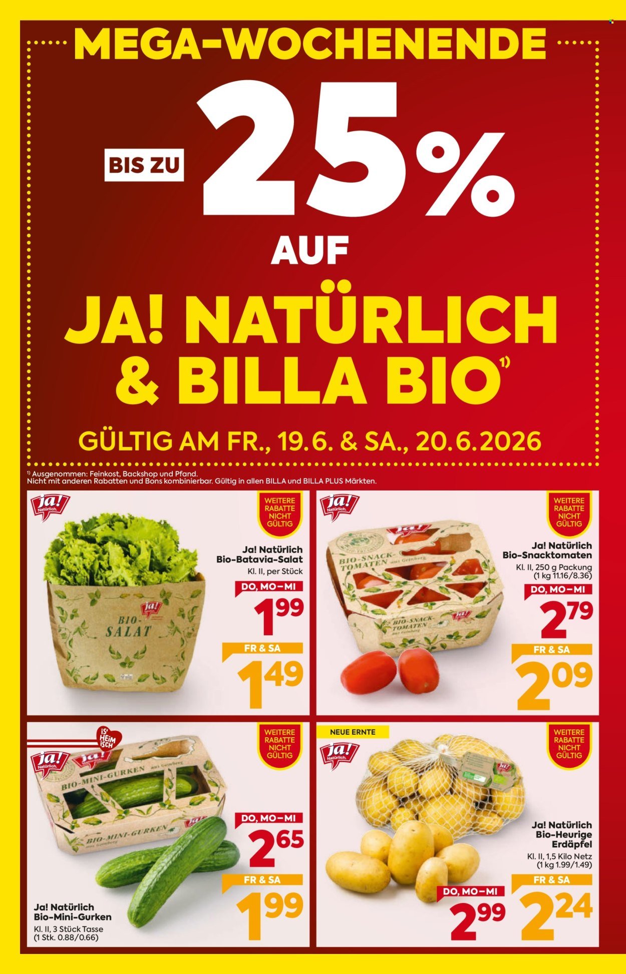 BILLA Flugblatt - Ab Donnerstag, 18.6.2026