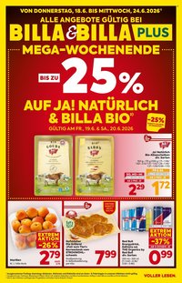 BILLA Flugblatt - Ab Donnerstag, 18.6.2026