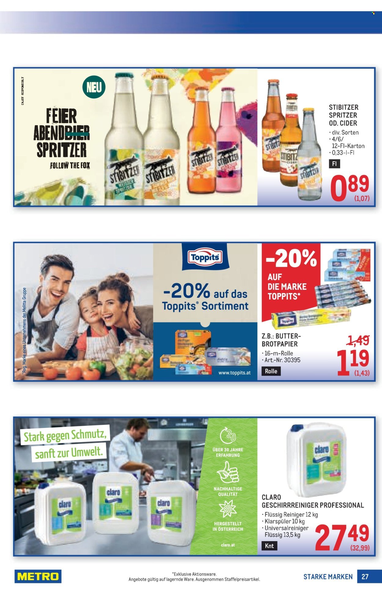 METRO Flugblatt - Starke Marken