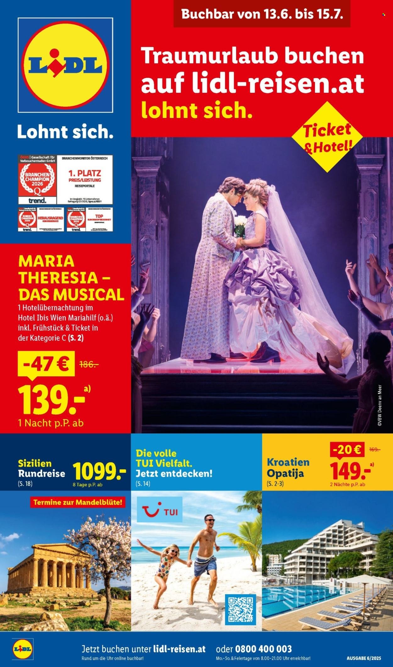 LIDL Flugblatt - Ab Samstag, 13.6.2026