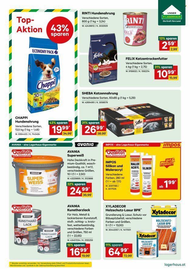 LAGERHAUS Flugblatt - Ab Montag, 31.8.2026