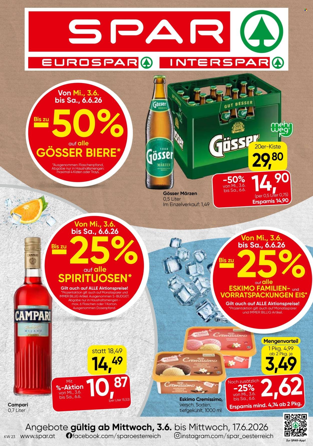 INTERSPAR Flugblatt - Ab Mittwoch, 3.6.2026