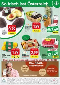 SPAR Flugblatt - Ab Montag, 19.10.2026