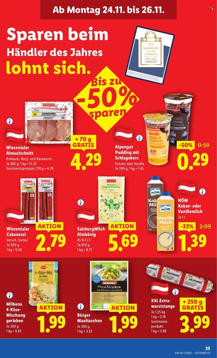 LIDL Flugblatt - Ab Donnerstag, 20.11.2025 (2025-11-20 - 2025-11-26)