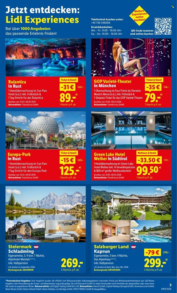 LIDL Flugblatt - Frühbucher-Highlights