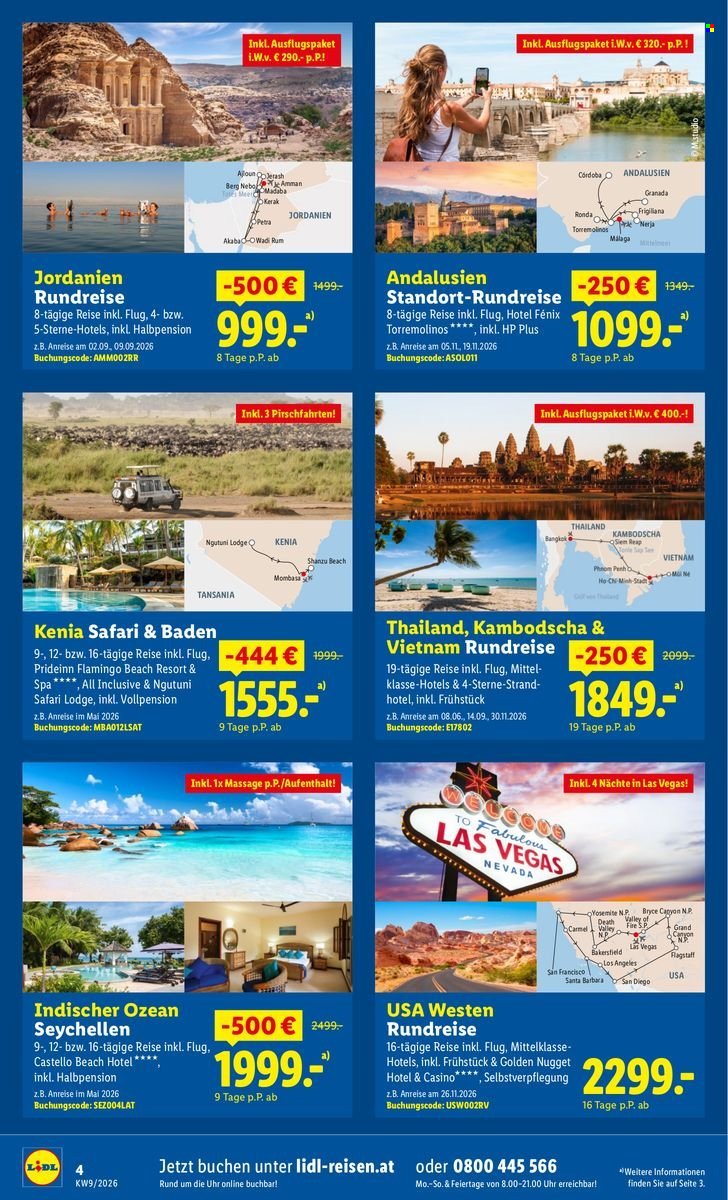 LIDL Flugblatt - Frühbucher-Highlights