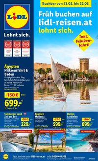 LIDL Flugblatt - Frühbucher-Highlights
