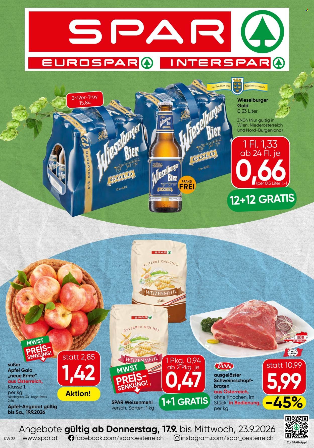 EUROSPAR Flugblatt - Ab Donnerstag, 17.9.2026