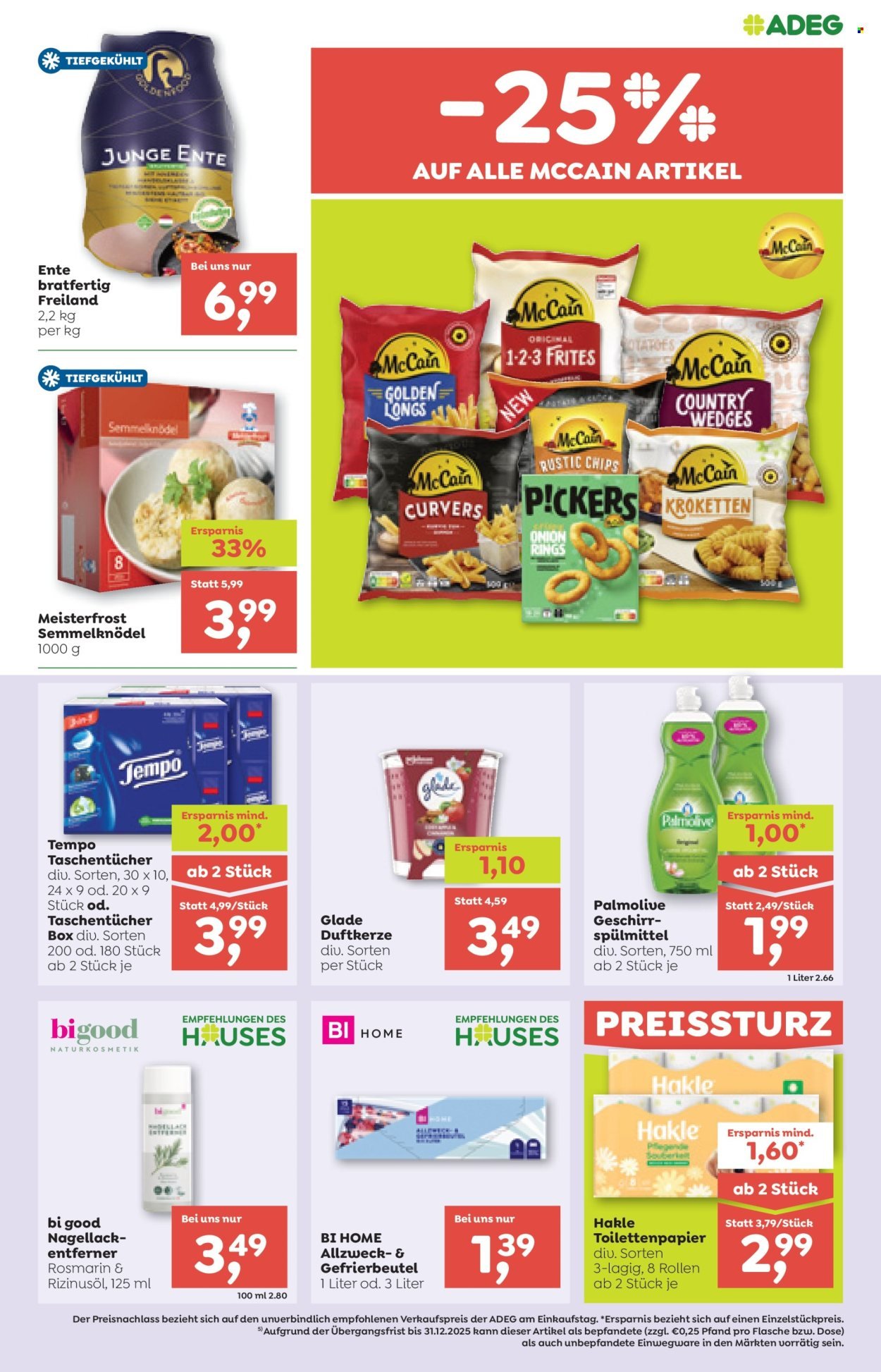 ADEG Flugblatt - Ab Donnerstag, 6.11.2025