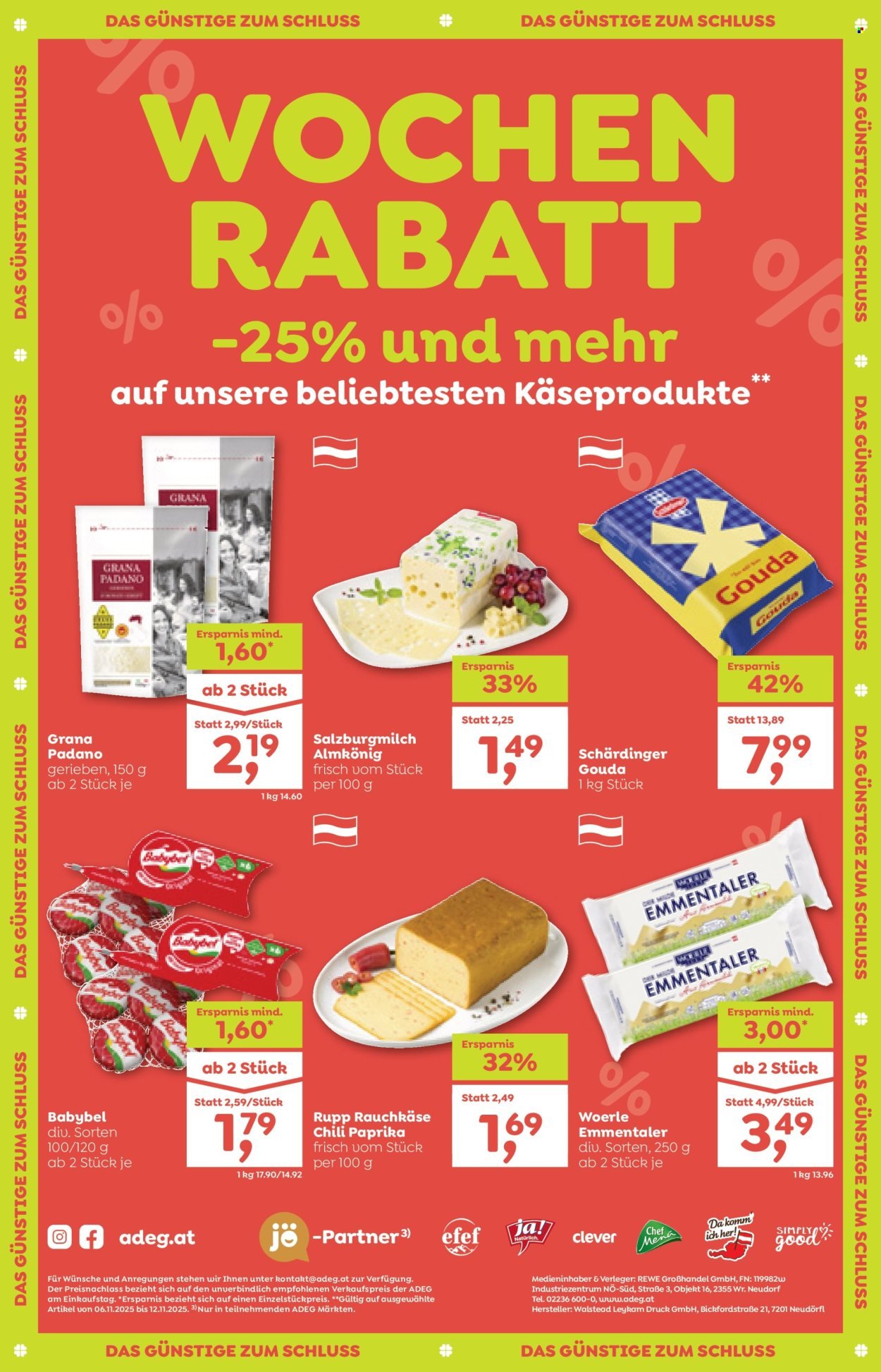 ADEG Flugblatt - Ab Donnerstag, 6.11.2025