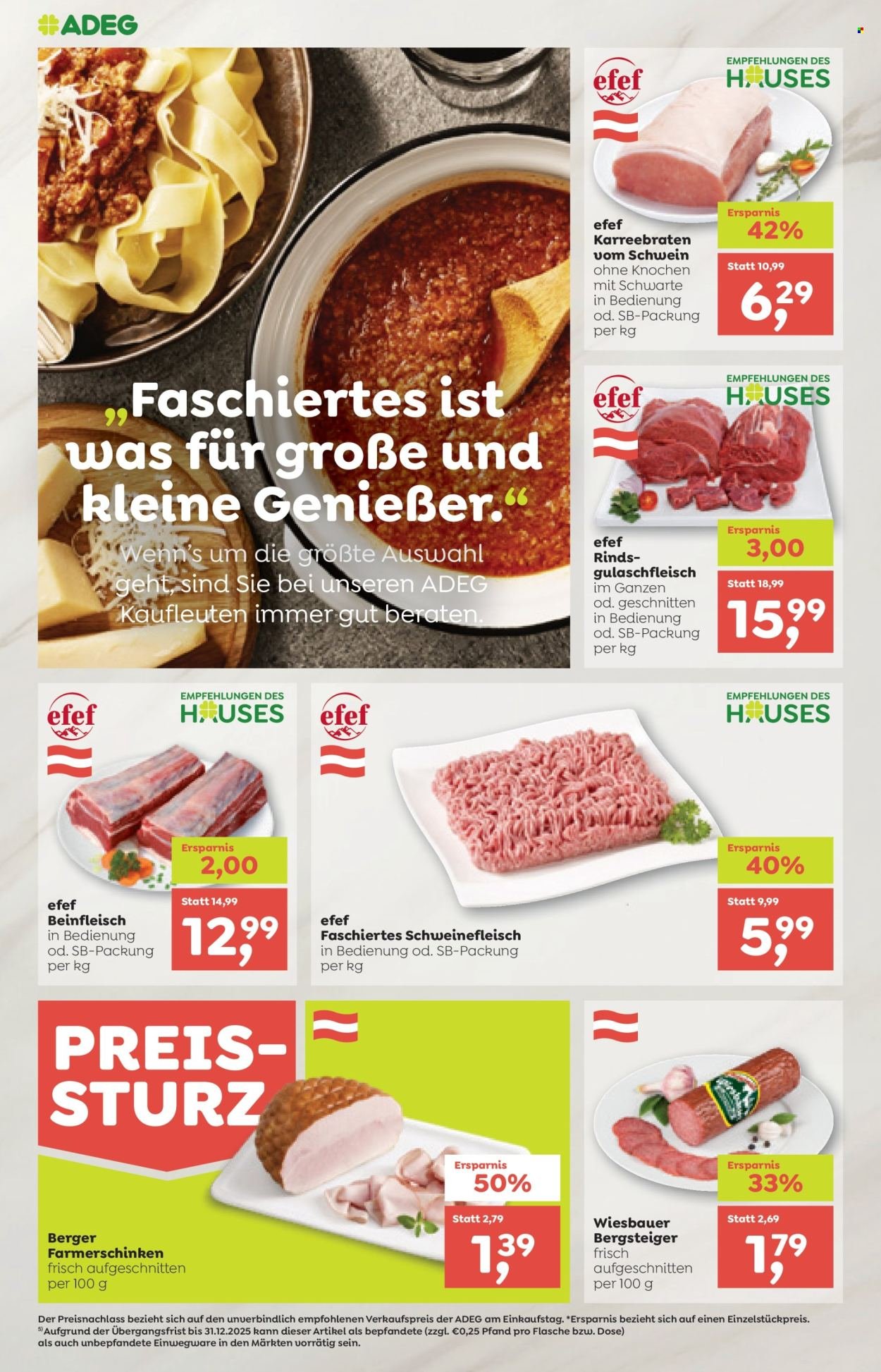 ADEG Flugblatt - Ab Donnerstag, 6.11.2025
