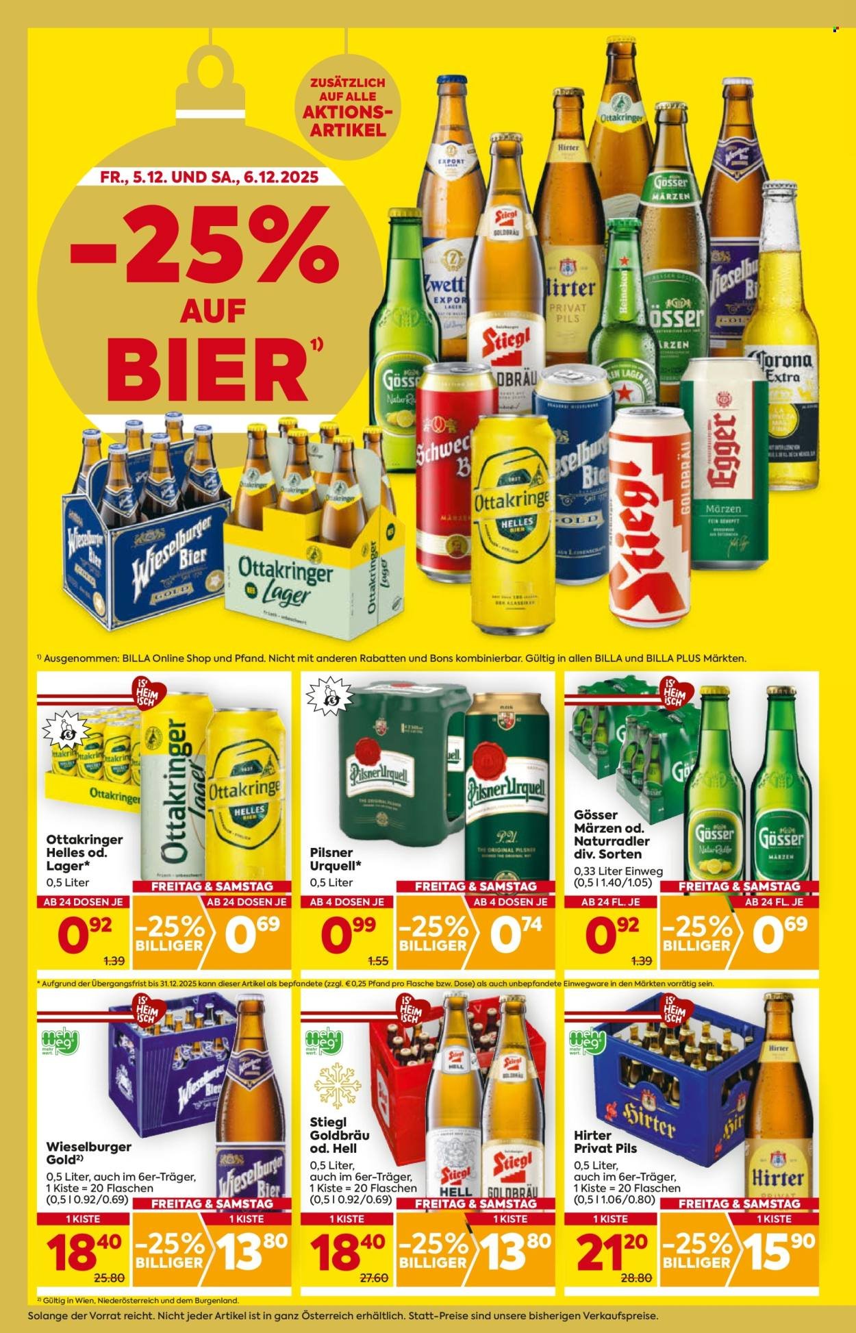 BILLA Flugblatt - Ab Donnerstag, 4.12.2025