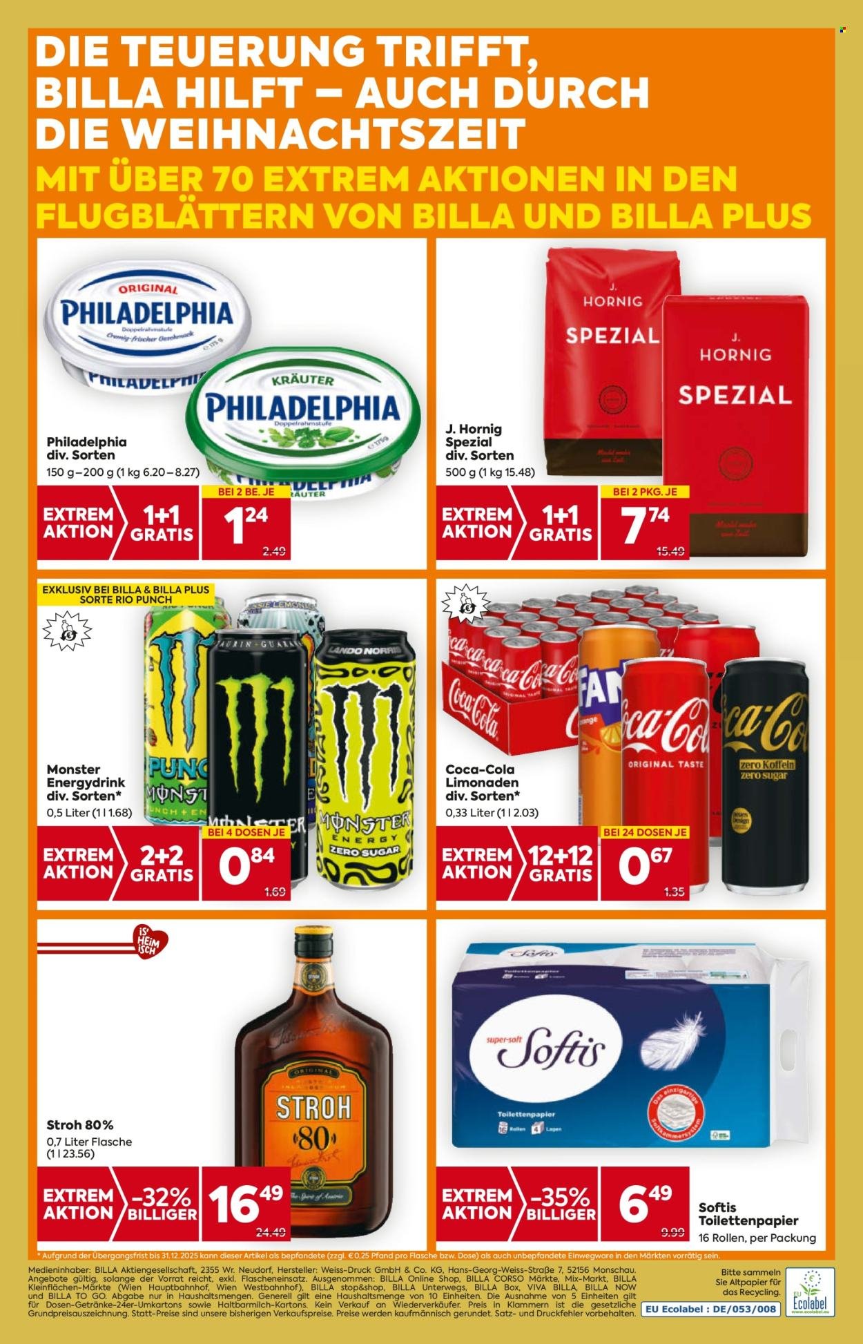 BILLA Flugblatt - Ab Donnerstag, 4.12.2025