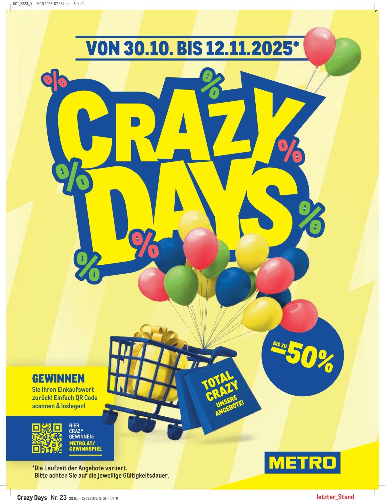 METRO Flugblatt - Crazy Days (2025-10-30 - 2025-11-12) | 1