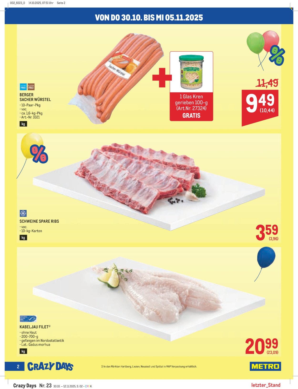 METRO Flugblatt - Crazy Days (2025-10-30 - 2025-11-12) | 2