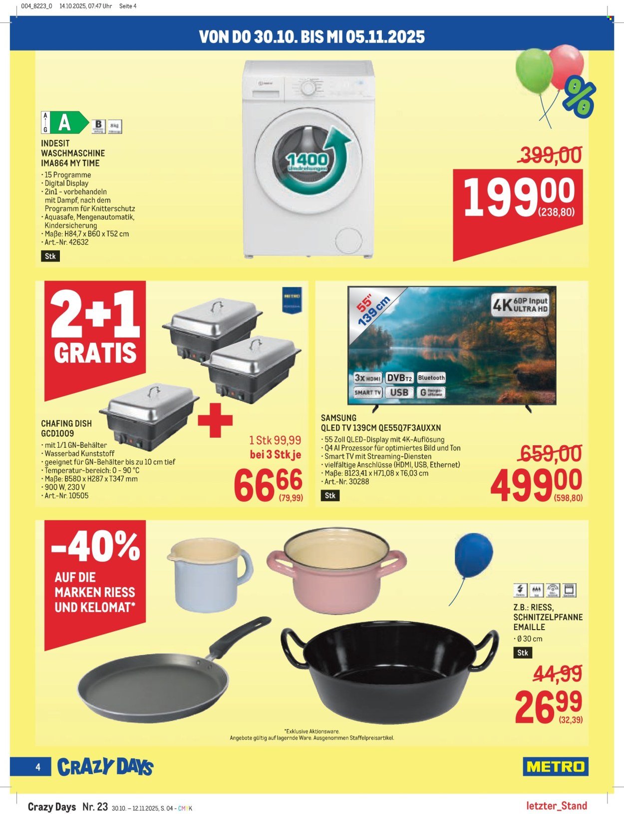 METRO Flugblatt - Crazy Days (2025-10-30 - 2025-11-12) | 4