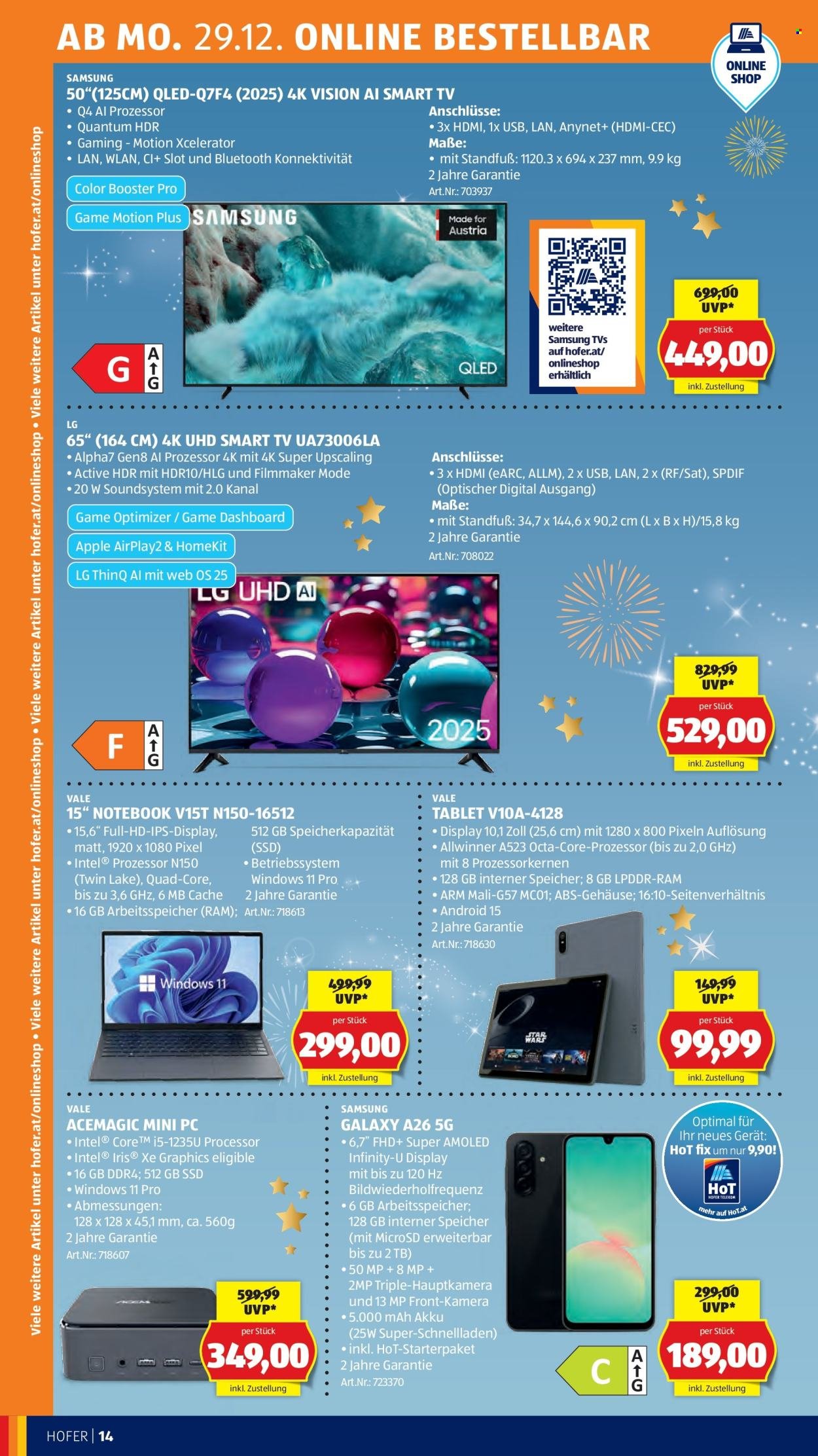HOFER Flugblatt - Ab Montag, 22.12.2025