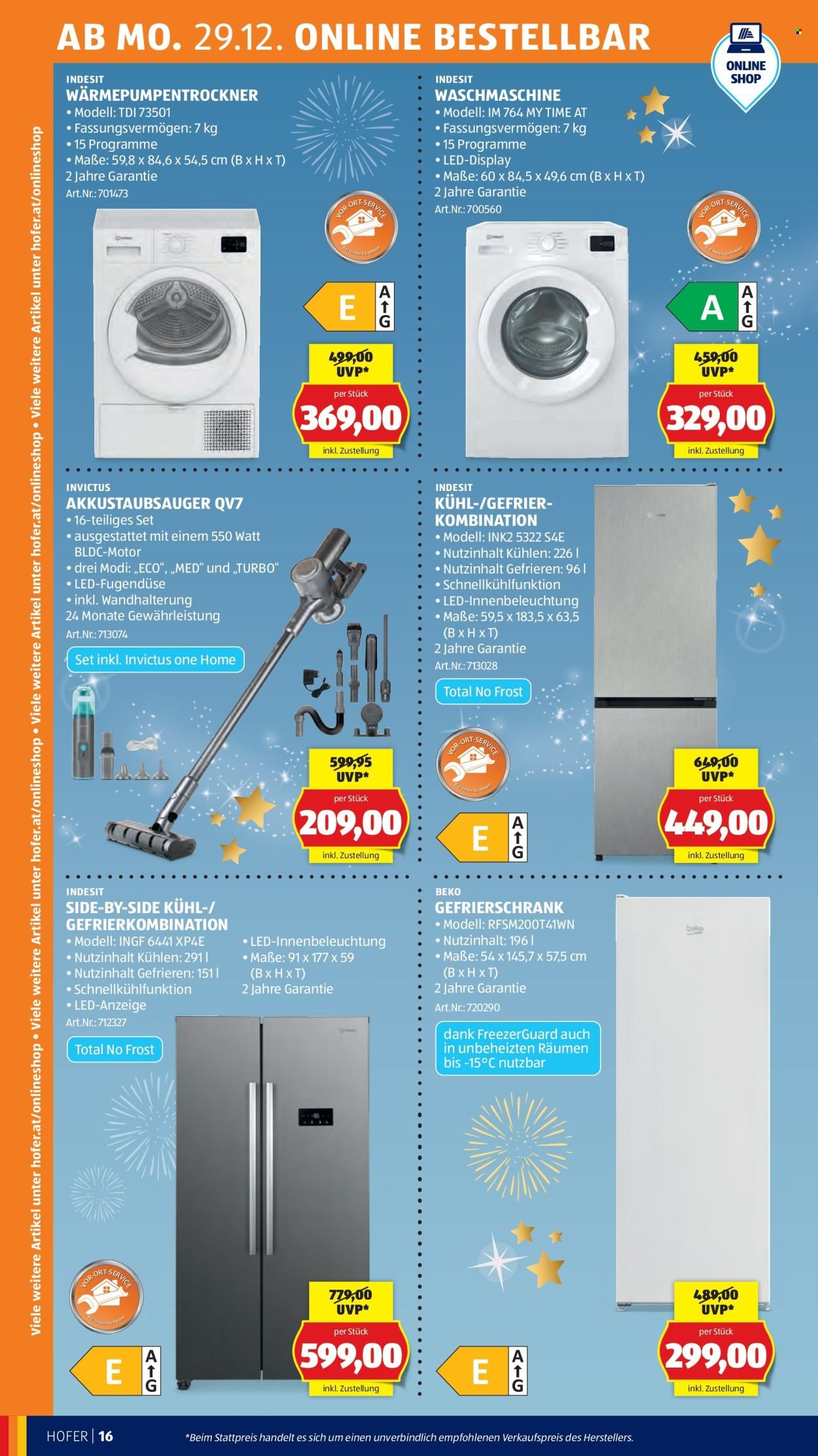 HOFER Flugblatt - Ab Montag, 22.12.2025