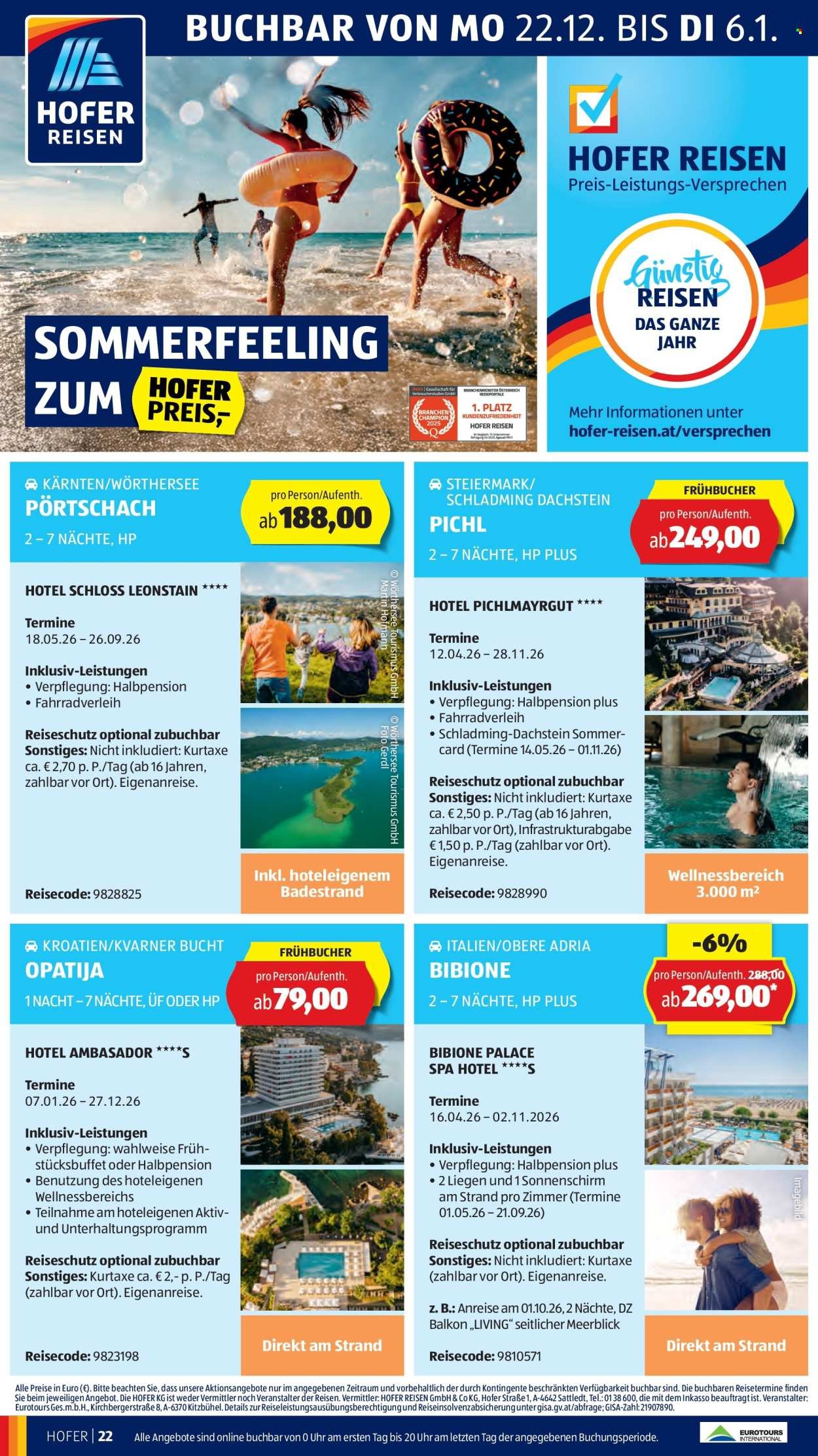 HOFER Flugblatt - Ab Montag, 22.12.2025