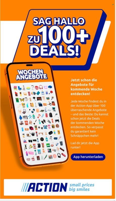 ACTION Flugblatt - Ab Mittwoch, 5.11.2025 (2025-11-05 - 2025-11-11) | 30