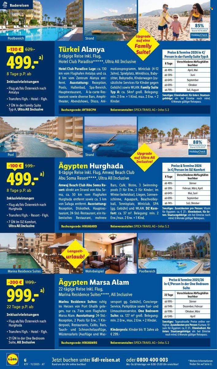 LIDL Flugblatt - Reisen - November/Dezember Reise-Highlights (2025-11-12 - 2025-12-15)