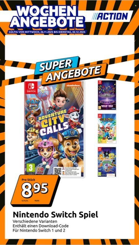 ACTION Flugblatt - Ab Mittwoch, 26.11.2025