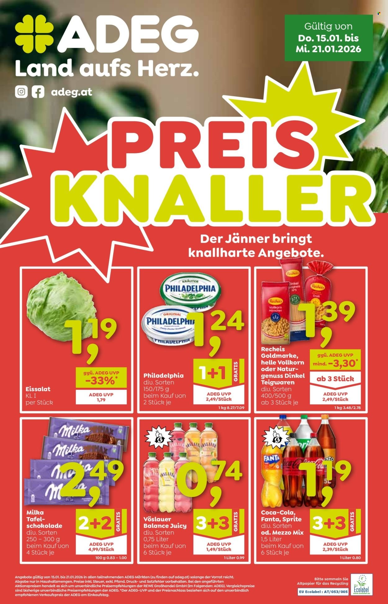 ADEG Flugblatt - Ab Donnerstag, 15.1.2026