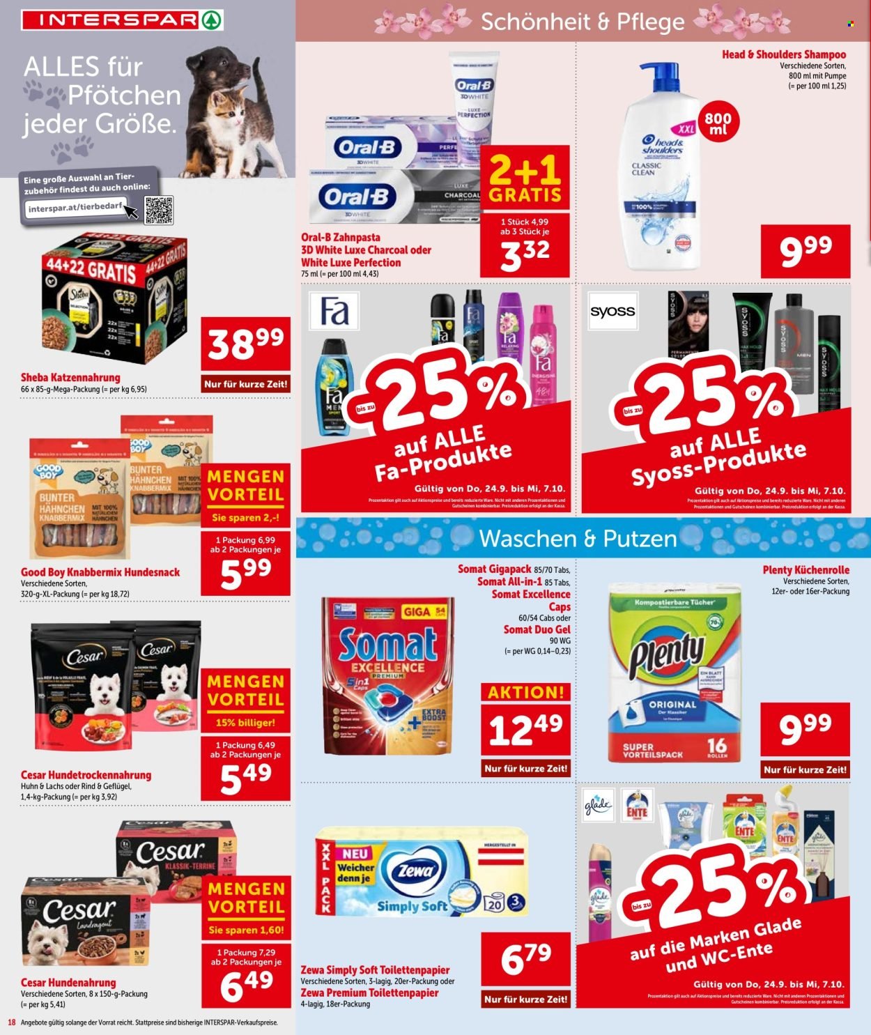 INTERSPAR Flugblatt - Ab Donnerstag, 24.9.2026